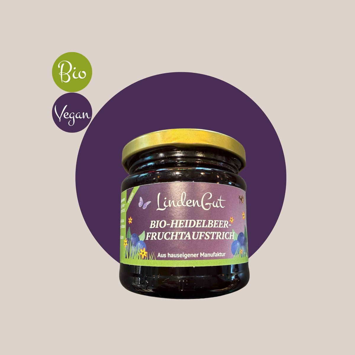 Organic Blueberry Fruit Spread