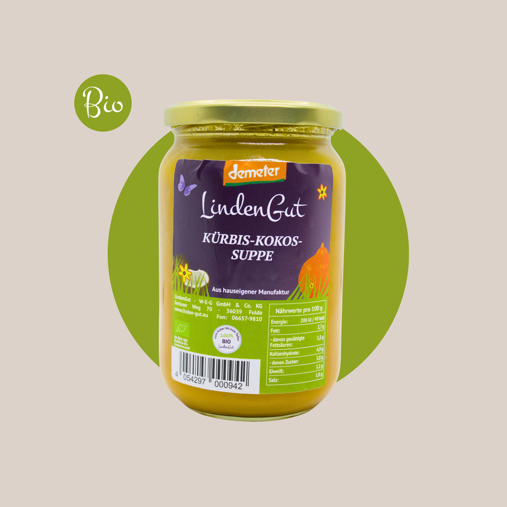 Bio Kürbis-Kokos Suppe
