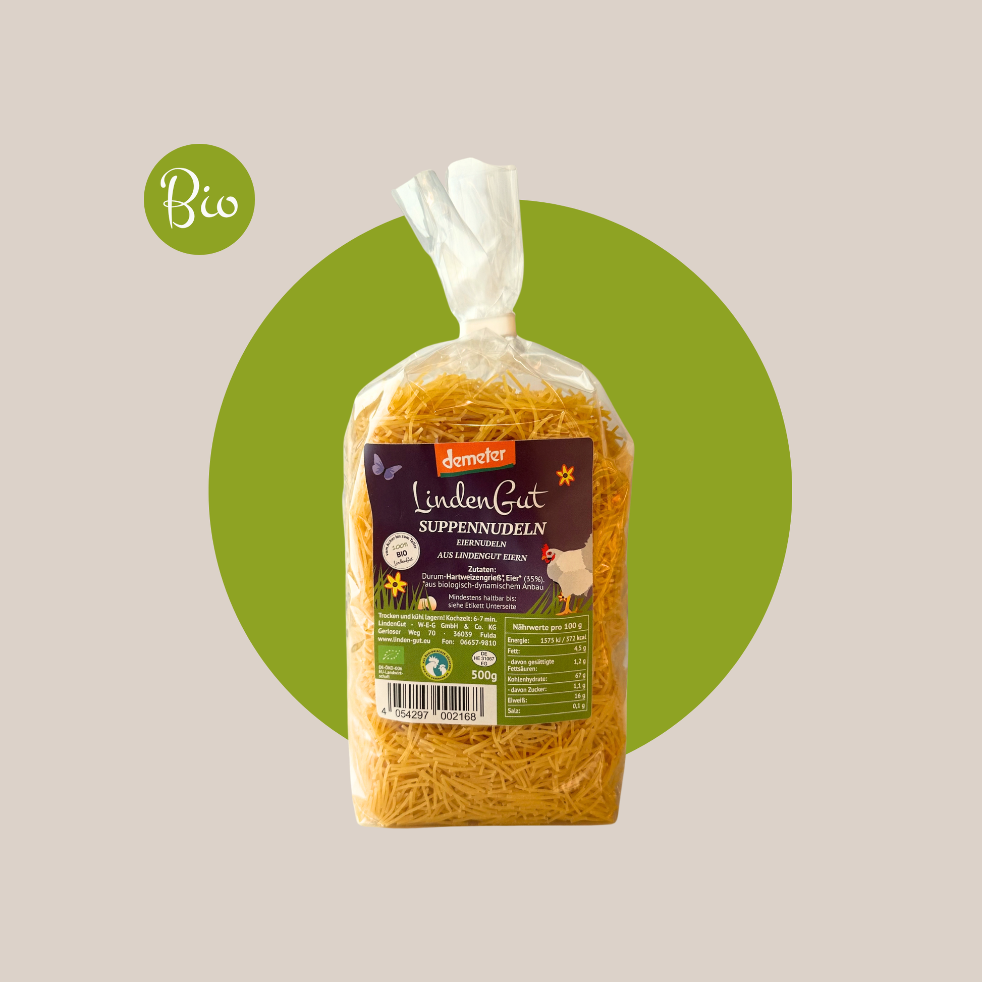 Bio Suppennudeln (Demeter)