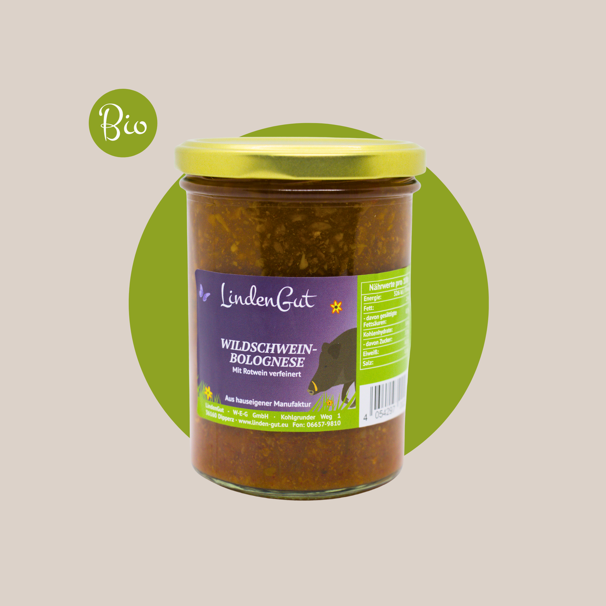 Wildschweinbolognese