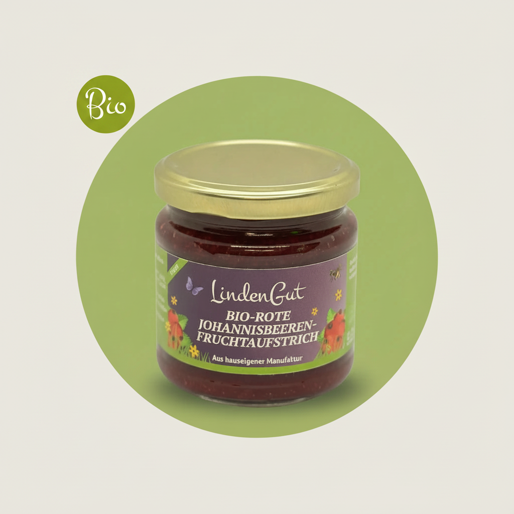 Organic redcurrant fruit spread
