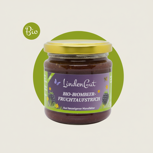 Organic blackberry fruit spread